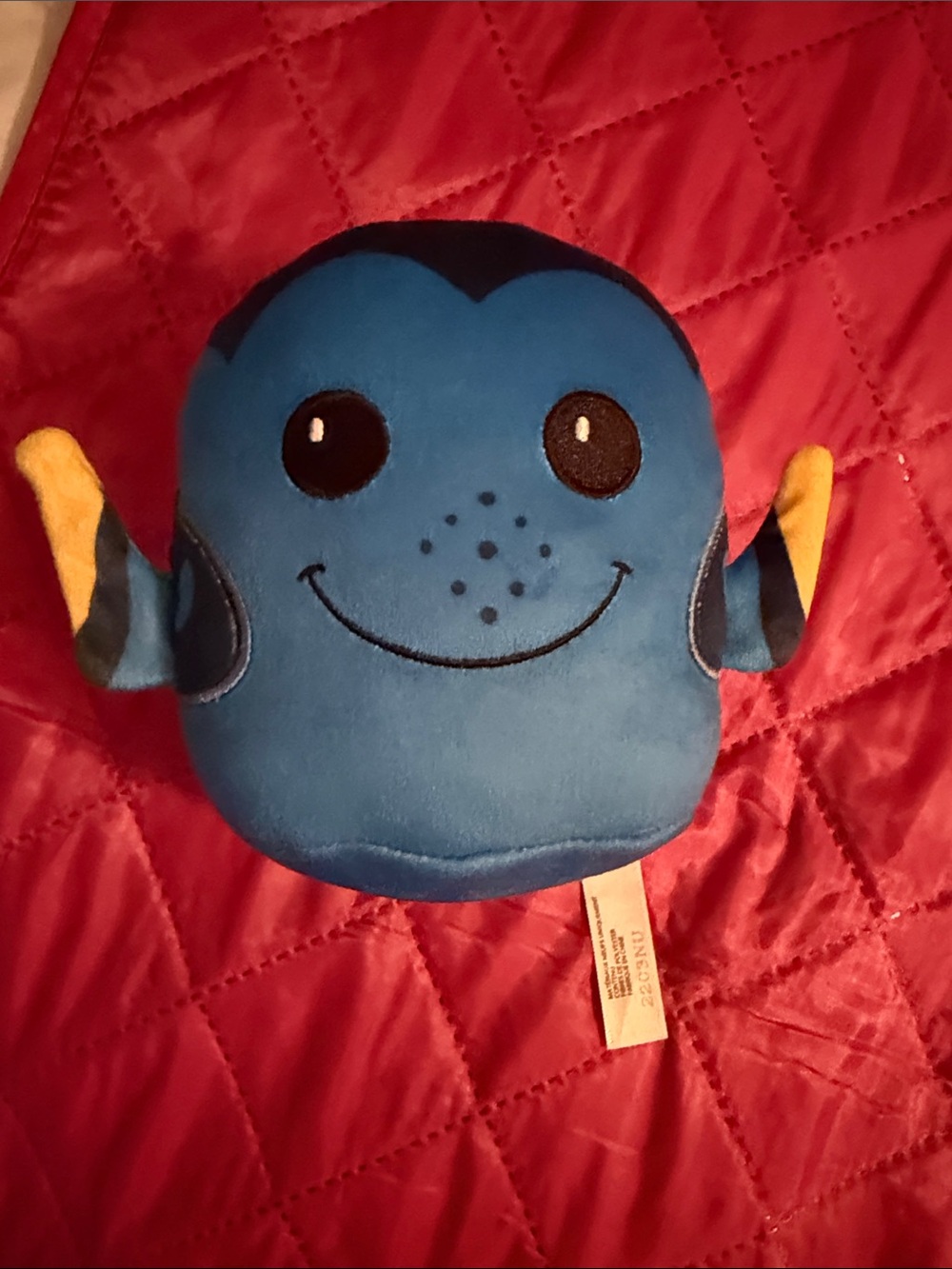 Dory finding Nemo Blue Fish Plush Toy with Yellow Accent Arms